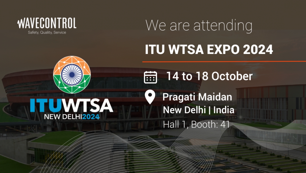 Wavecontrol estará presente en la WTSA EXPO 2024 | Nueva Delhi, India